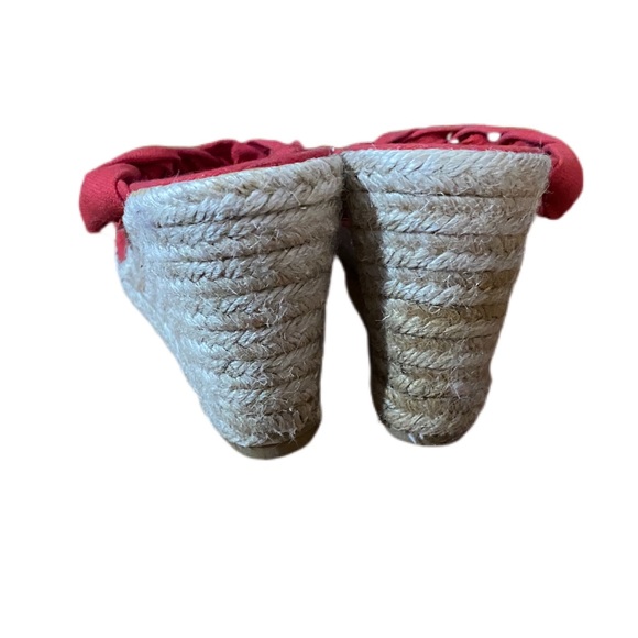 Castañer red wedge sandals - Picture 3 of 4